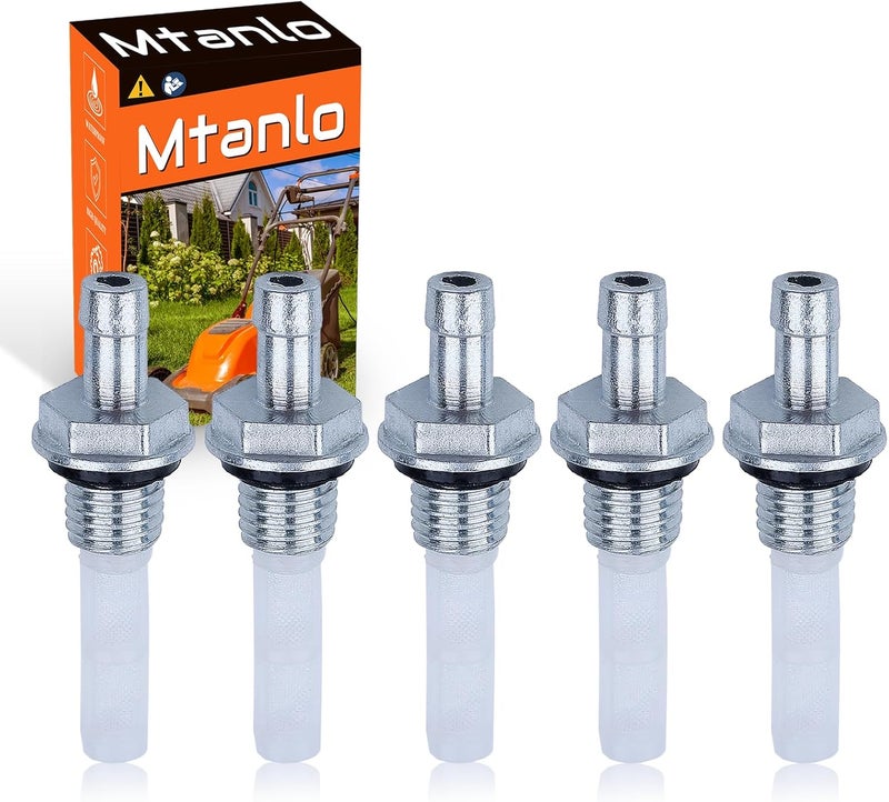 Mtanlo Fuel Gas Tank Joint Filter Fit For Honda GX160 GX200 GX240 GX270 GX340 GX390 GX120, 5 x Fuel Tank Joint Filter - Image 1